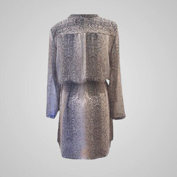 Old Navy Dress/Jacket Womens SZ 2XL Snake Print Sheer Drawstring Duster - Picture 15 of 15